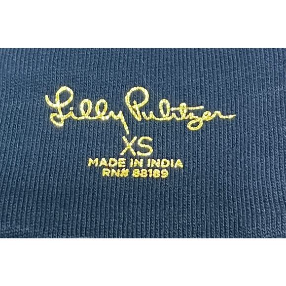 M1-150 LILLY PULITZER NWT Women's Mini Dress With Pockets Black XS - Picture 7 of 10